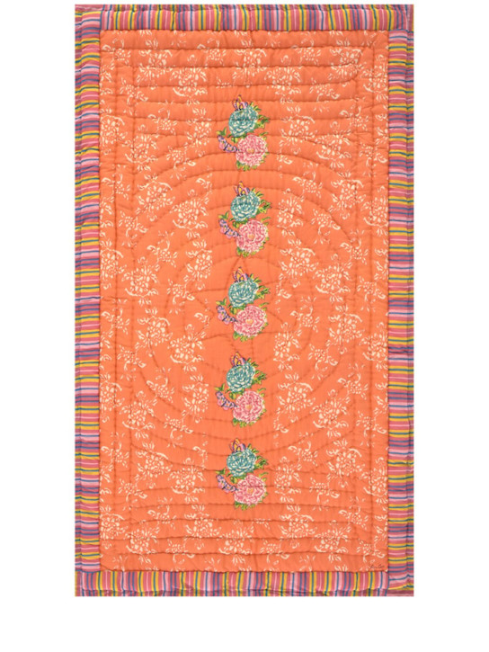 LISA CORTI: Kandem Queen Peach junior cotton quilt - ecraft_0 | Luisa Via Roma