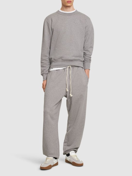 Acne Studios: Pantaloni  Frack X M Face - Grigio - men_1 | Luisa Via Roma