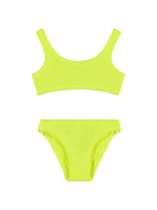 Mc2 Saint Barth: Crinkle bikini - Yellow - kids-girls_0 | Luisa Via Roma
