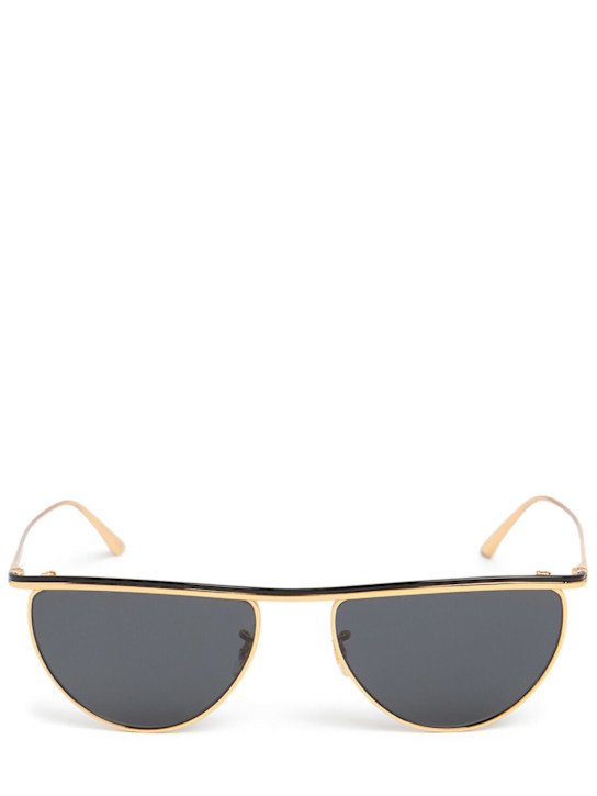 Khaite: KHAITE x Oliver Peoples metal sunglasses - women_0 | Luisa Via Roma