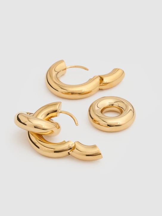LIÉ STUDIO: The Esther hoop earrings - Gold - women_3 | Luisa Via Roma
