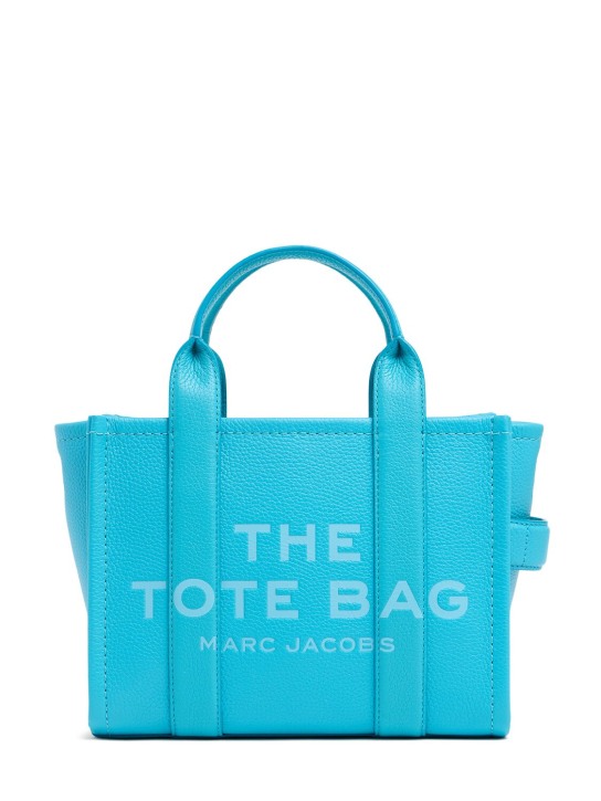 Marc Jacobs: The Small Tote leather bag - Aqua - women_0 | Luisa Via Roma