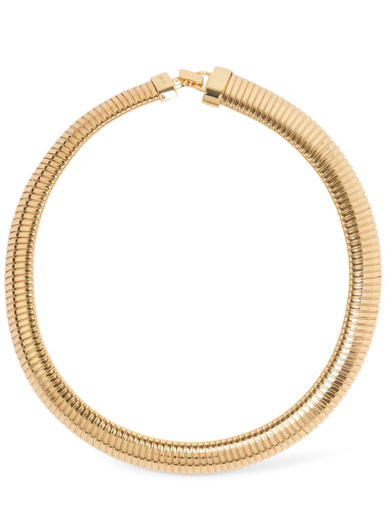 ANINE BING: Coil chain necklace - Gold - women_0 | Luisa Via Roma