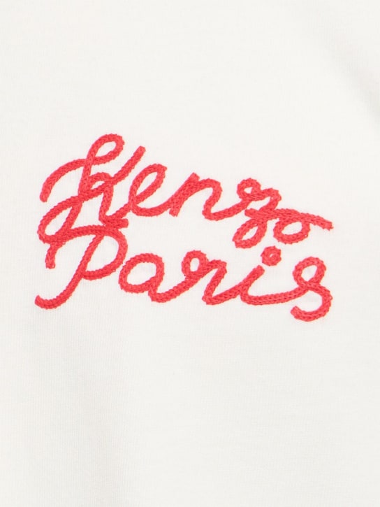 Kenzo Paris: Oversized logo cotton t-shirt - men_3 | Luisa Via Roma