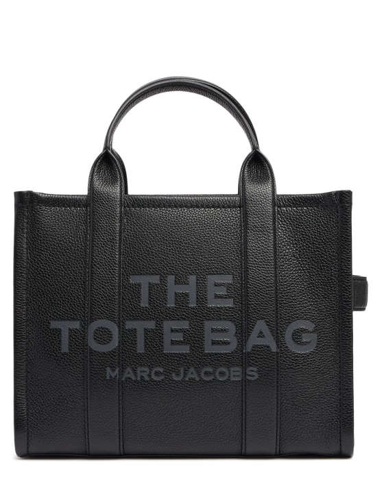 Marc Jacobs: The Medium Tote leather bag - Black - men_0 | Luisa Via Roma