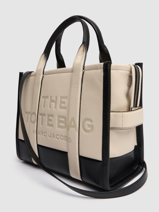 Marc Jacobs: The Medium tote leather bag - Ivory/Multi - men_1 | Luisa Via Roma
