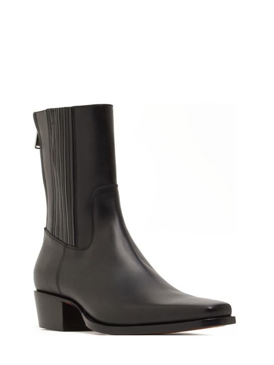 Dsquared2: City Man heeled boots - Siyah - men_1 | Luisa Via Roma