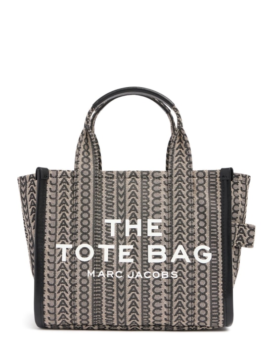 Marc Jacobs: The Small Tote monogram canvas bag - Beige/Multi - women_0 | Luisa Via Roma