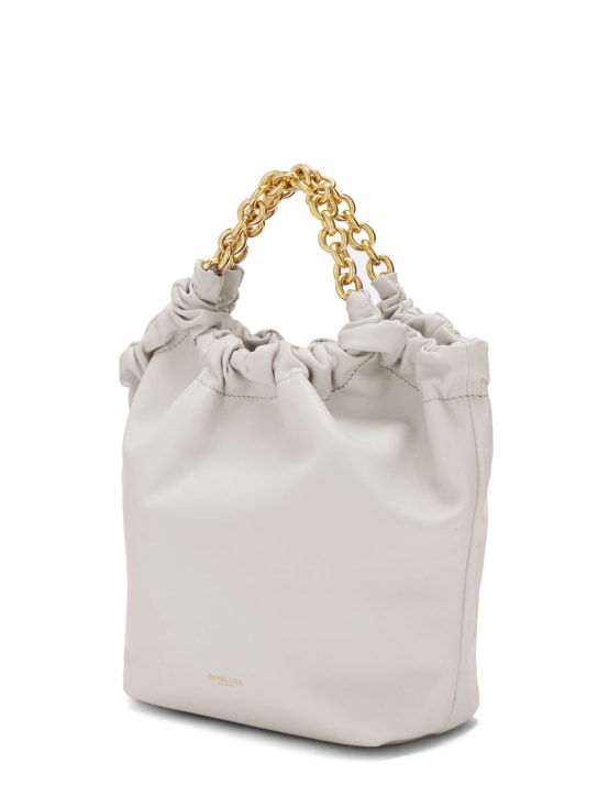 DeMellier: Petit sac cabas en cuir lisse Miami - Blanc Cassé - women_1 | Luisa Via Roma