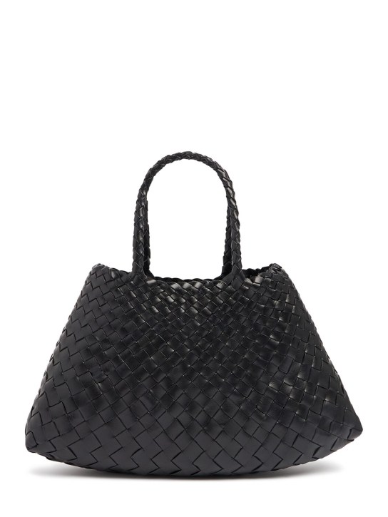 Dragon Diffusion: Small Santa Croce leather shoulder bag - Black - women_0 | Luisa Via Roma