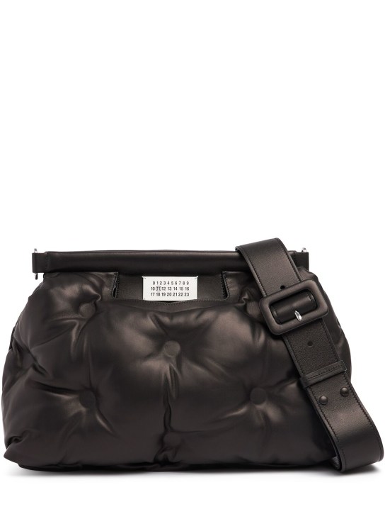 Maison Margiela: Medium Glam slam Classique shoulder bag - Black - women_0 | Luisa Via Roma