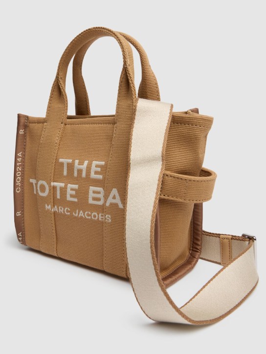 Marc Jacobs: The Small Tote cotton blend bag - Camel - women_1 | Luisa Via Roma