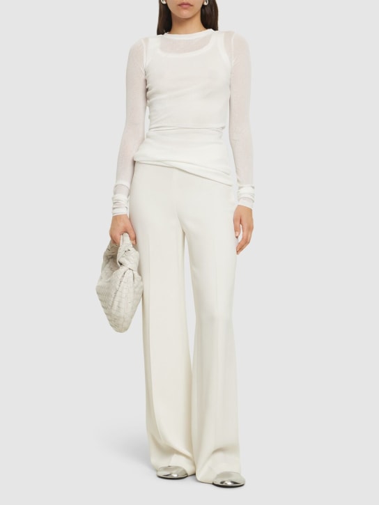 Proenza Schouler: Roger gauzy jersey top - women_1 | Luisa Via Roma