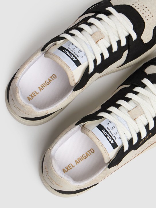 Axel Arigato: Dice Low leather sneakers - Black/Beige - men_3 | Luisa Via Roma