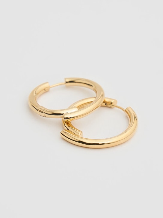 Otiumberg: Chaos hoop earrings - Gold - women_1 | Luisa Via Roma