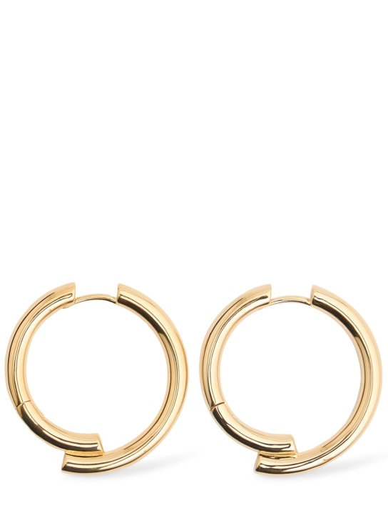 Otiumberg: Chaos hoop earrings - Gold - women_0 | Luisa Via Roma