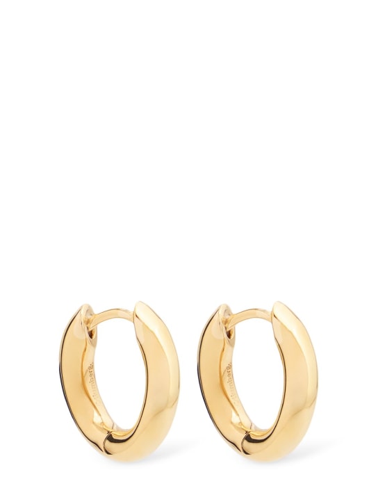 Otiumberg: Curved chunky hoop earrings - Gold - women_0 | Luisa Via Roma
