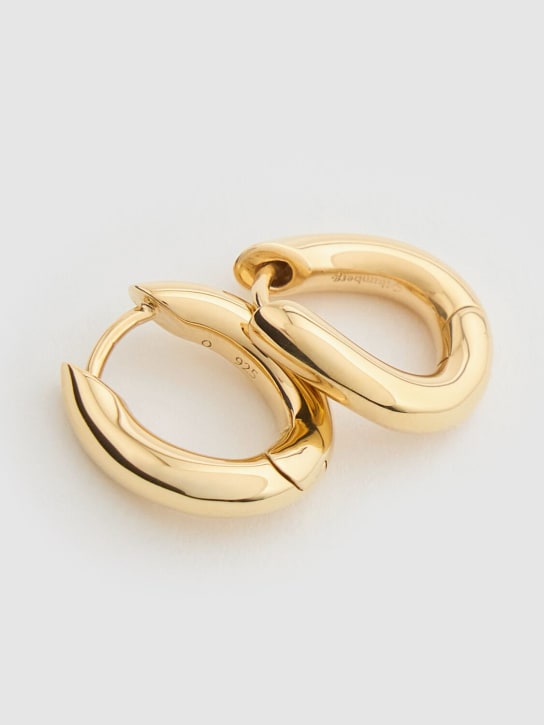 Otiumberg: Curved chunky hoop earrings - Gold - women_1 | Luisa Via Roma