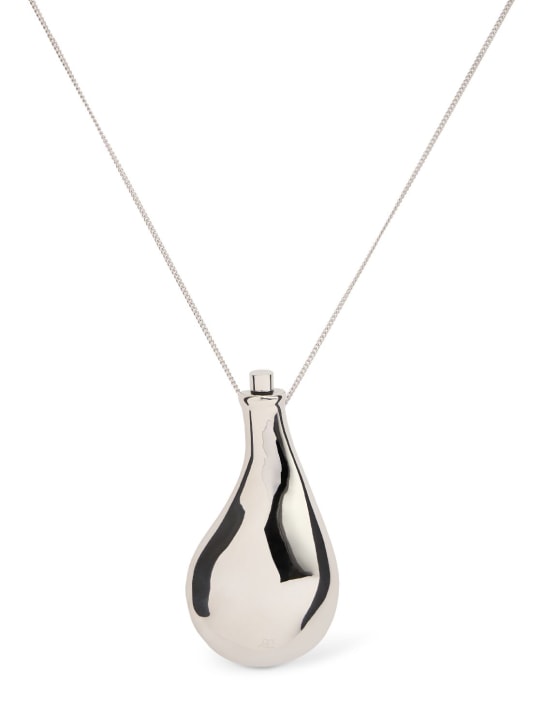 Courreges: Flask金属链条项链 - 银色 - women_0 | Luisa Via Roma