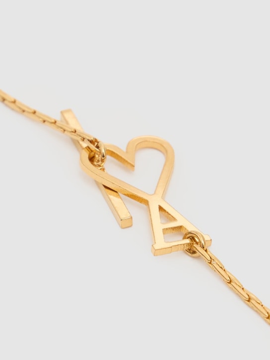 AMI Paris: ADC pendant chain necklace - Gold - women_1 | Luisa Via Roma