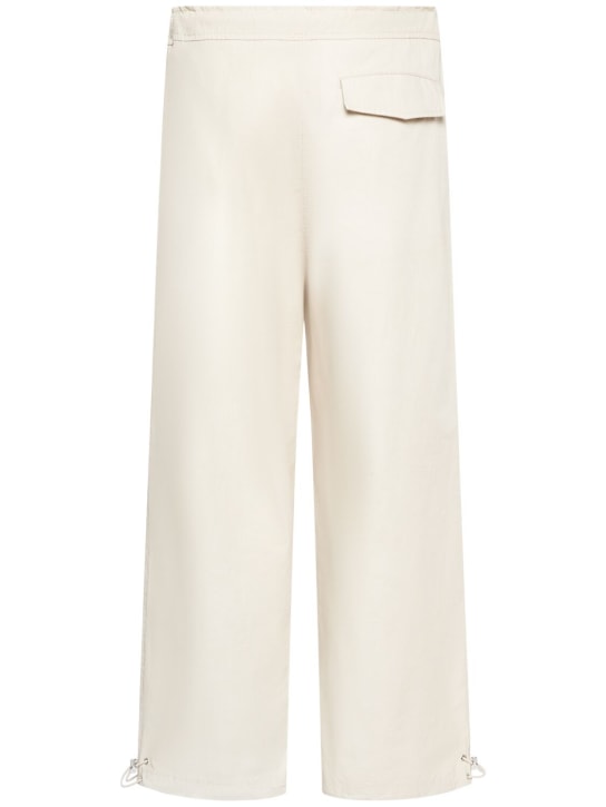 Moncler: Soft cotton canvas pants - men_3 | Luisa Via Roma
