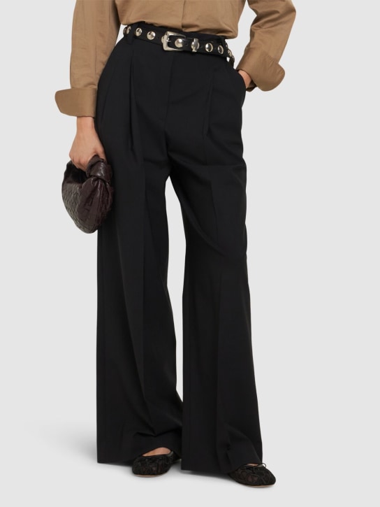 Valentino Garavani: Toile Iconographe mesh flats - women_1 | Luisa Via Roma