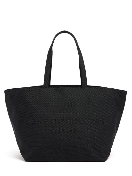 Alexander Wang: Punch nylon tote bag - Black - women_0 | Luisa Via Roma