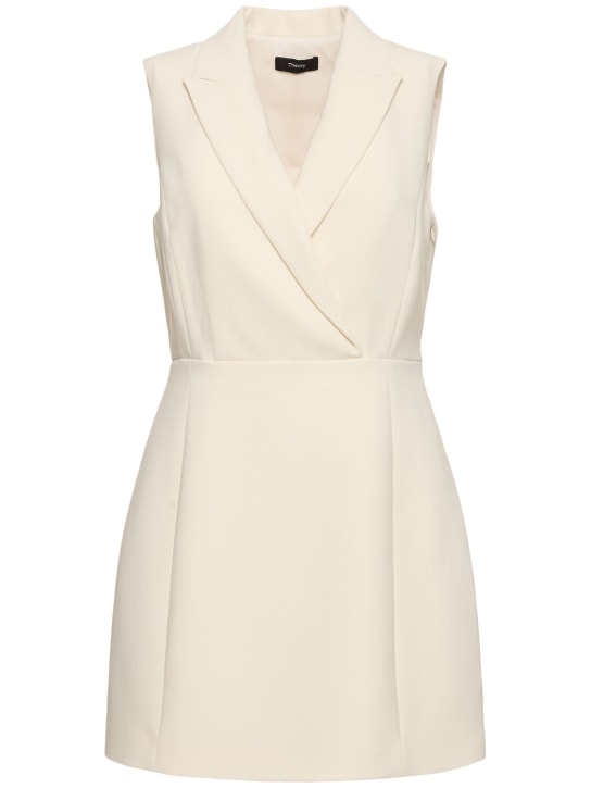 Theory: Blazer mini dress - Beyaz - women_0 | Luisa Via Roma