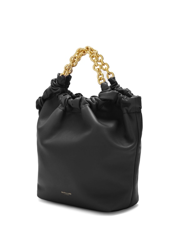 DeMellier: Small Miami smooth leather tote bag - Black - women_1 | Luisa Via Roma