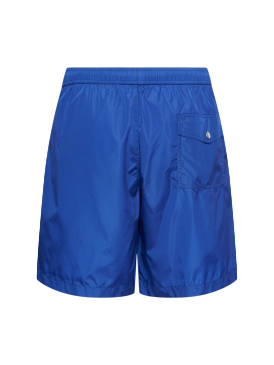Moncler: Light bi-stretch nylon swim shorts - men_3 | Luisa Via Roma