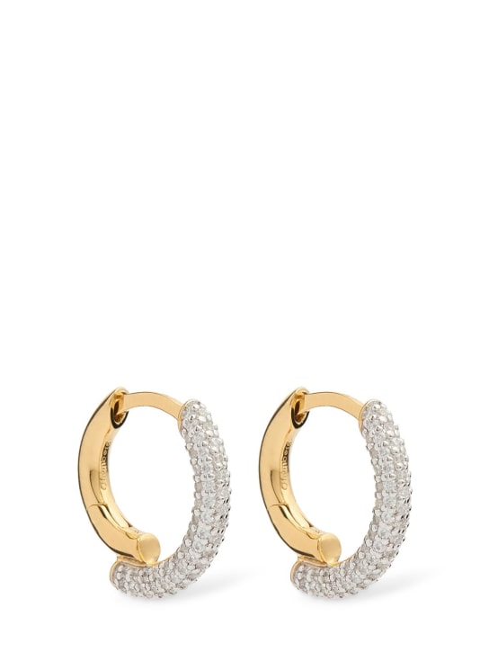 Otiumberg: Small Chaos hoop earrings - Gold - women_0 | Luisa Via Roma