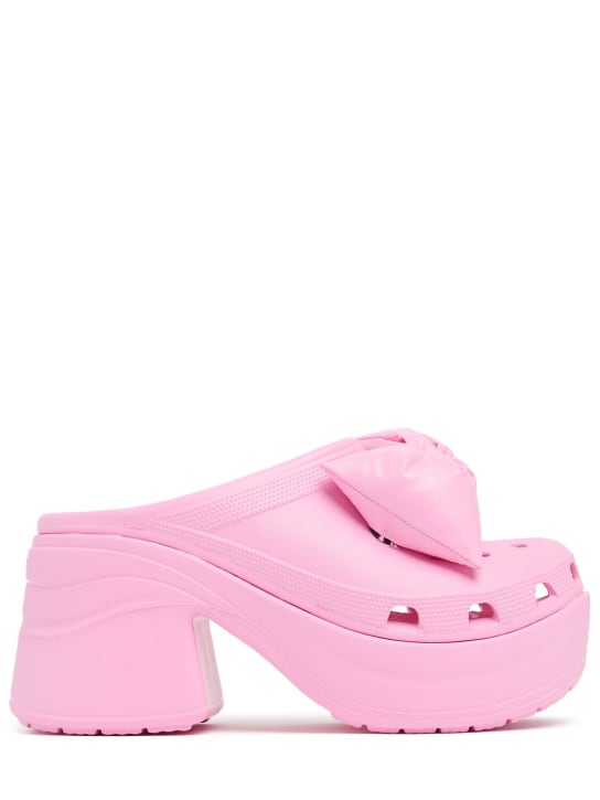 Crocs: Siren Bow clogs - Pink/Purple - women_0 | Luisa Via Roma