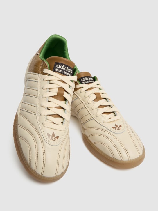 adidas Originals: Sneakers Wales Bonner Samba - Beige/Marrone - men_1 | Luisa Via Roma