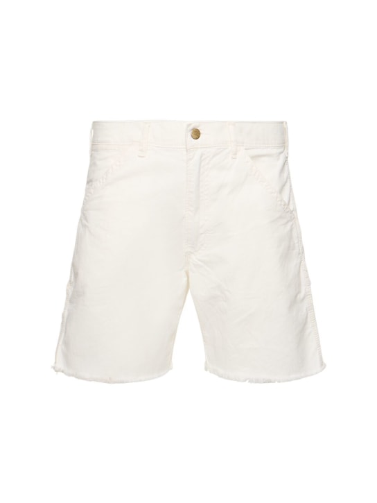 Polo Ralph Lauren: Shorts in denim - Deckwash White - men_0 | Luisa Via Roma