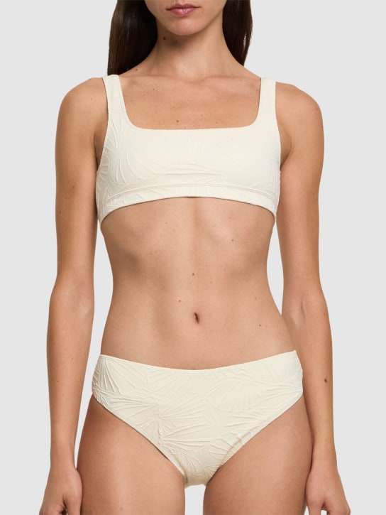 Loulou Studio: Hephaistos bikini bottoms - Ivory - women_1 | Luisa Via Roma