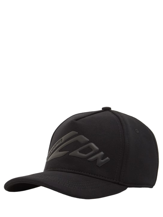 Dsquared2: Icon baseball cap - Siyah - men_1 | Luisa Via Roma