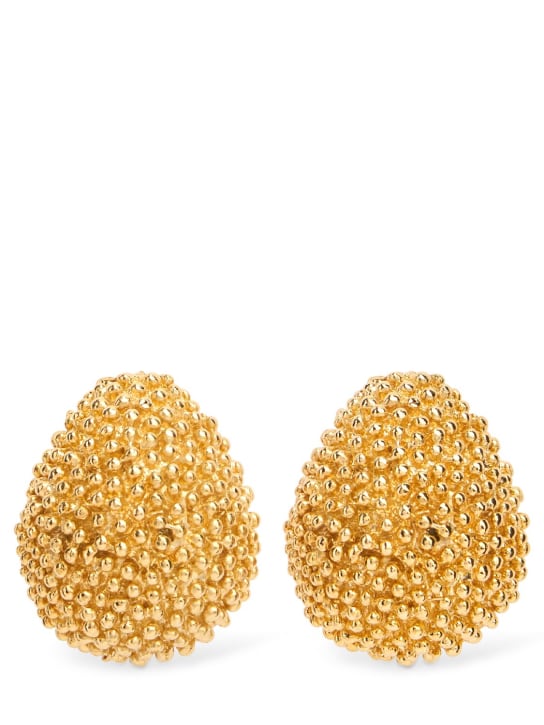 Paola Sighinolfi: Drop stud earrings - Altın Rengi - women_0 | Luisa Via Roma