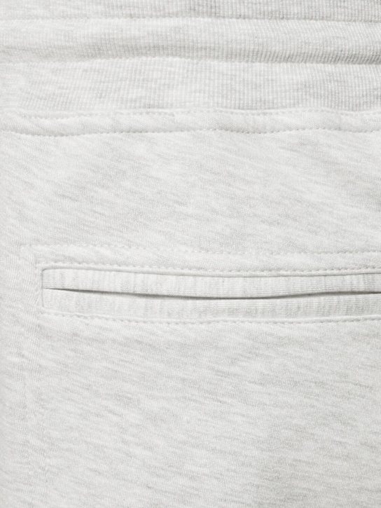 Brunello Cucinelli: Leisure sweatpants - Grigio Perla - men_3 | Luisa Via Roma