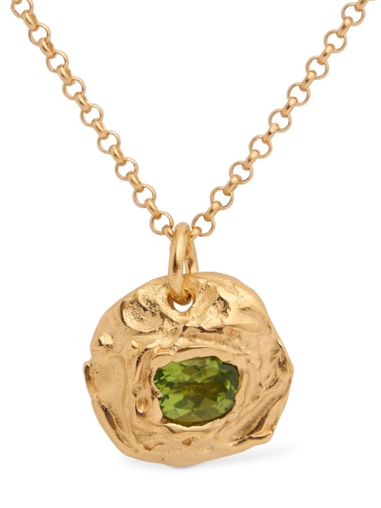 Simuero: Illetes pendant necklace - Gold - women_0 | Luisa Via Roma