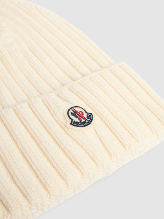 Moncler: 针织羊毛帽子 - women_2 | Luisa Via Roma