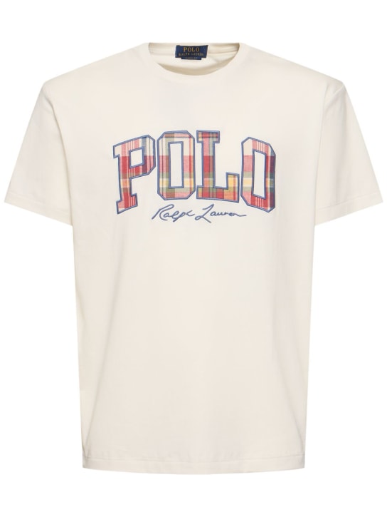 Polo Ralph Lauren: Polo tartan t-shirt - Nevis - men_0 | Luisa Via Roma