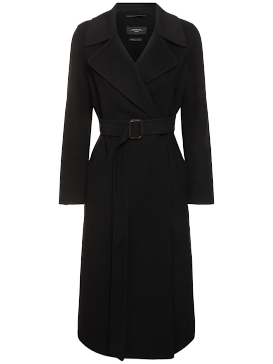 Weekend Max Mara: Manu belted wool midi coat - women_0 | Luisa Via Roma