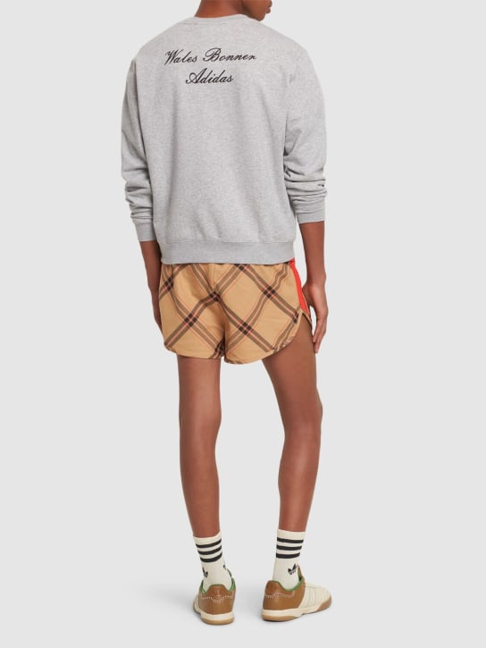 adidas Originals: Wales Bonner crewneck sweatshirt - men_1 | Luisa Via Roma