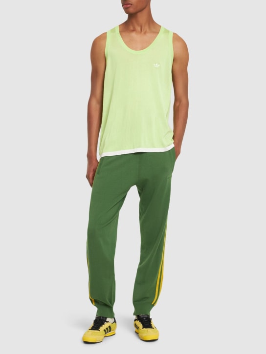adidas Originals: Wales Bonner knit tank top - men_1 | Luisa Via Roma