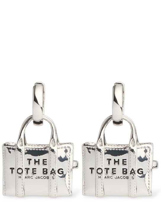 Marc Jacobs: Ohrringe „The Tote Bag“ - Silber - women_0 | Luisa Via Roma