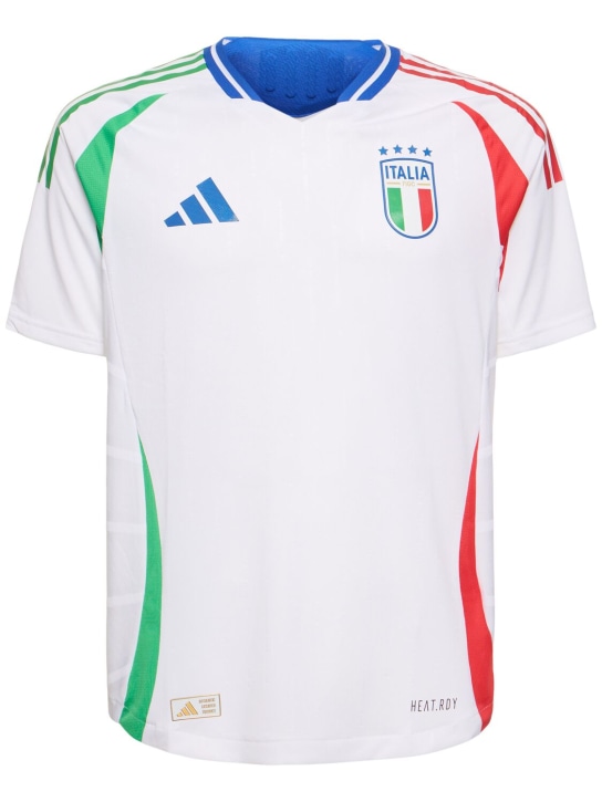 adidas Originals: Italy Authentic サッカージャージーTシャツ - ホワイト - men_0 | Luisa Via Roma