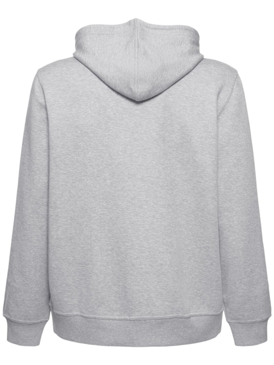 Brunello Cucinelli: Leisure zipped sweatshirt - Grey - men_4 | Luisa Via Roma