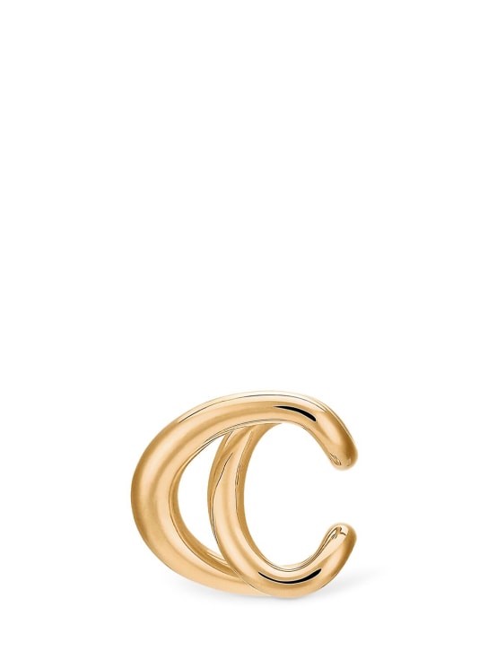 Charlotte Chesnais: Initial mono ear cuff - women_0 | Luisa Via Roma