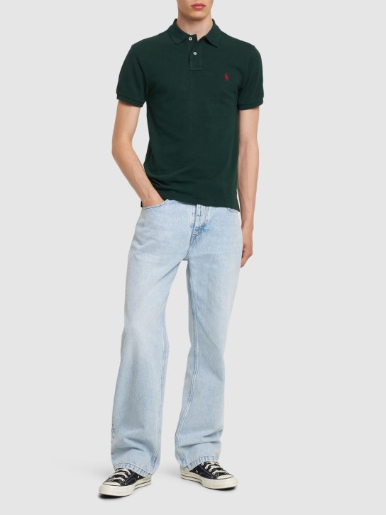 Polo Ralph Lauren: Camisa polo de algodón piqué - College Green - men_1 | Luisa Via Roma