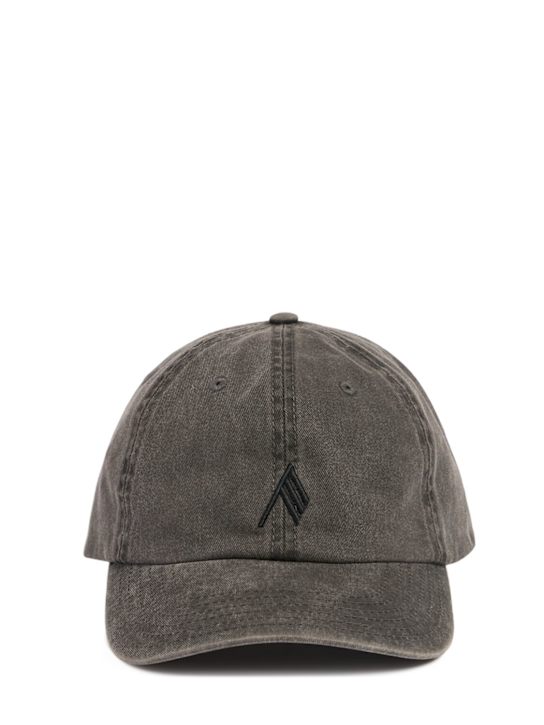 The Attico: Logo cotton baseball cap - women_0 | Luisa Via Roma